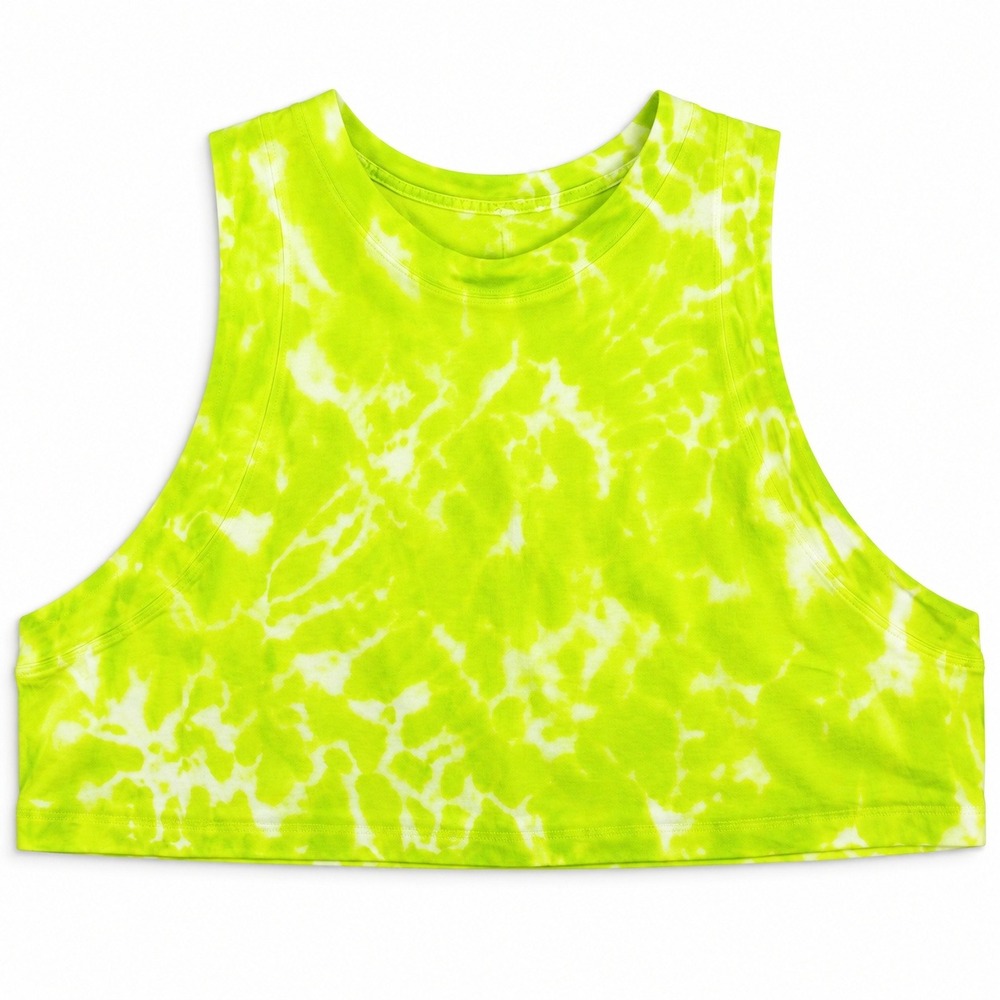 Lululemon All Yours Crop Tank NeonTie Dye Womens